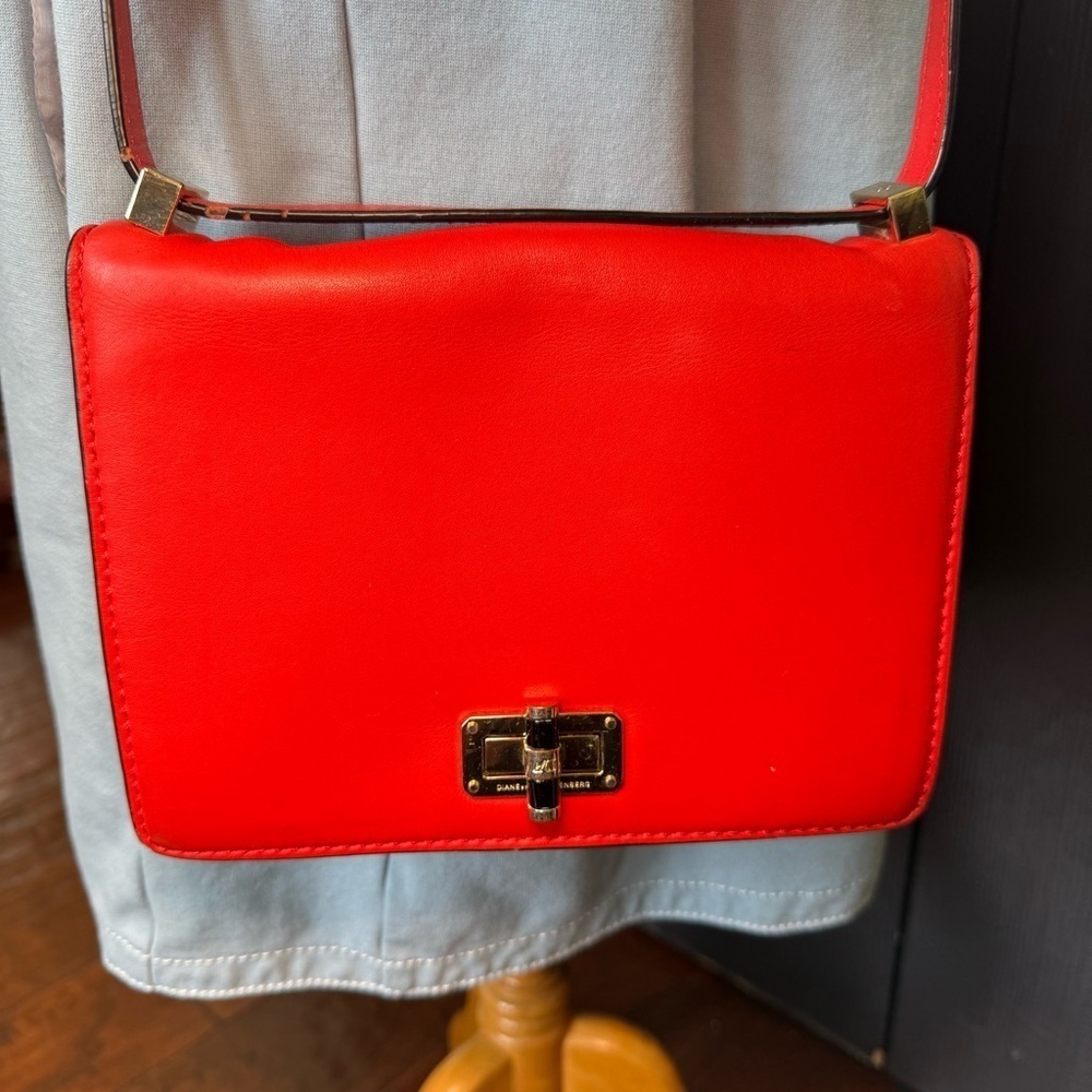 Diane von Furstenberg Red Crossbody Bag